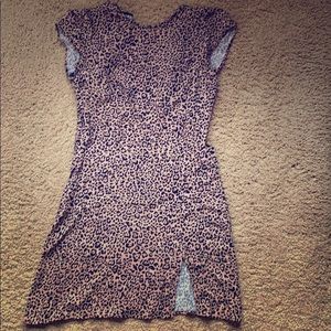 Reformation Leopard mini dress